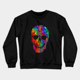 Colorful Skull Crewneck Sweatshirt